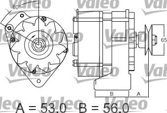 Valeo 436581 - Генератор autozip.com.ua