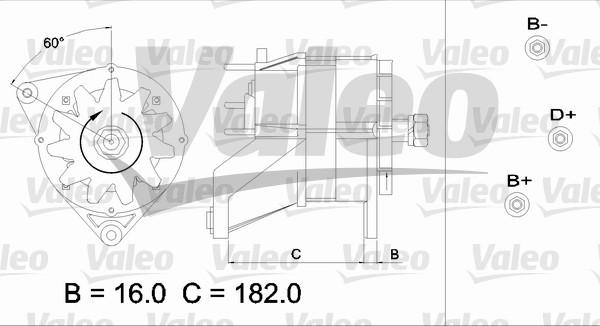 Valeo 436583 - Генератор autozip.com.ua