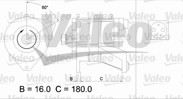 Valeo 436582 - Генератор autozip.com.ua