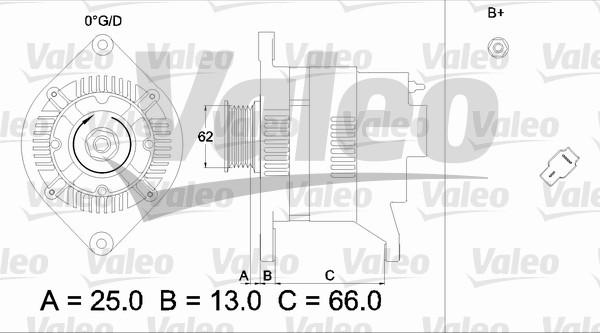 Valeo 436528 - Генератор autozip.com.ua