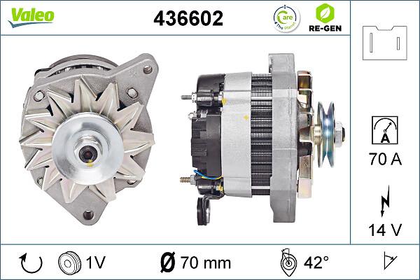 VALEO 436602 - Генератор autozip.com.ua
