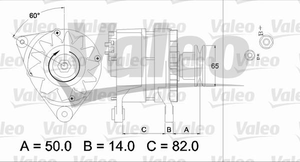 Valeo 436620 - Генератор autozip.com.ua