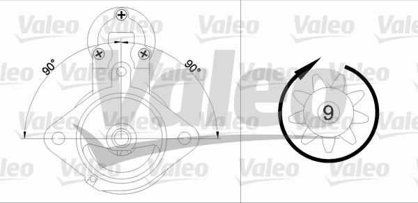 Valeo 436040 - Стартер autozip.com.ua