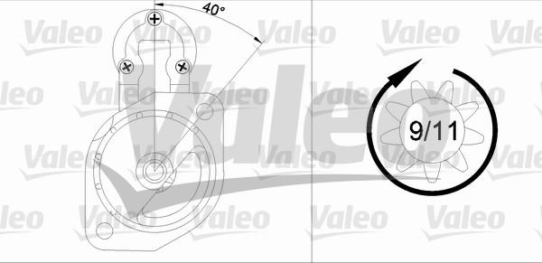 Valeo 436041 - Стартер autozip.com.ua