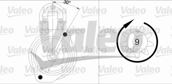 Valeo 436004 - Стартер autozip.com.ua