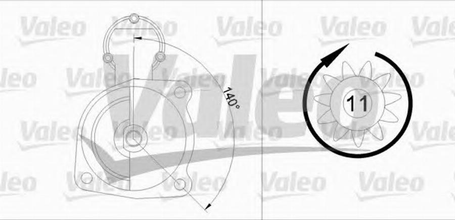 Valeo 436075 - Стартер autozip.com.ua