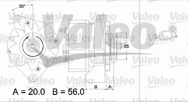 Valeo 436159 - Генератор autozip.com.ua