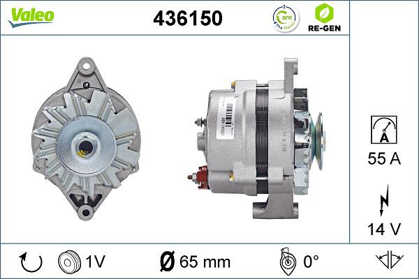 VALEO 436150 - Генератор autozip.com.ua