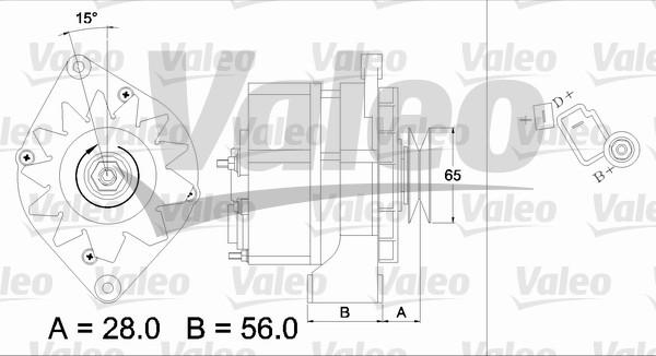 Valeo 436160 - Генератор autozip.com.ua