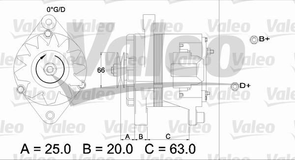 Valeo 436111 - Генератор autozip.com.ua