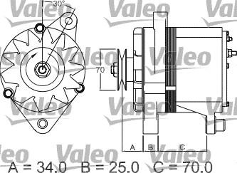 Valeo 436117 - Генератор autozip.com.ua