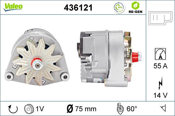 VALEO 436121 - Генератор autozip.com.ua