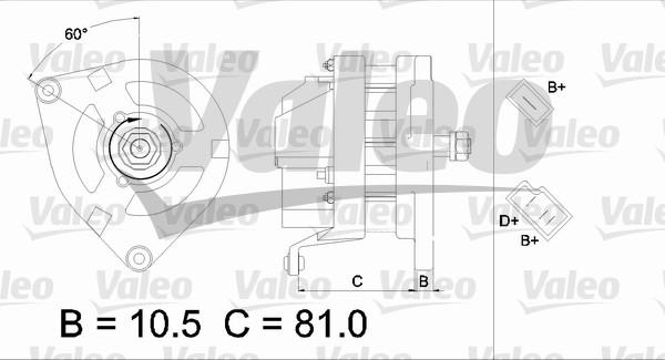 Valeo 436175 - Генератор autozip.com.ua