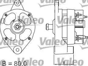 Valeo 436355 - Генератор autozip.com.ua