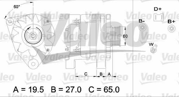 Valeo 436335 - Генератор autozip.com.ua