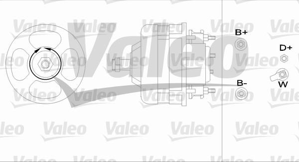 Valeo 436376 - Генератор autozip.com.ua