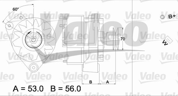 Valeo 436240 - Генератор autozip.com.ua