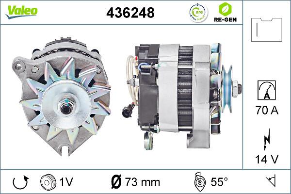 VALEO 436248 - Генератор autozip.com.ua