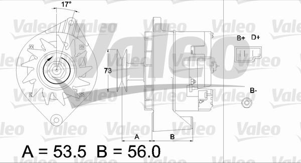 Valeo 436215 - Генератор autozip.com.ua