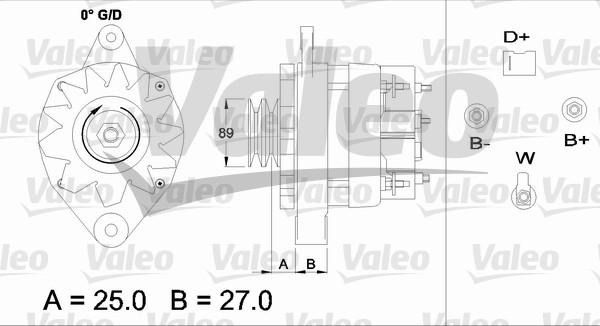 Valeo 436716 - Генератор autozip.com.ua