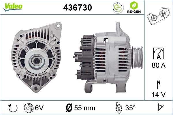 VALEO 436730 - Генератор autozip.com.ua