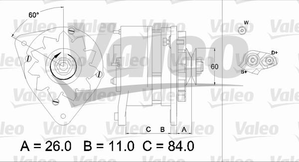 Valeo 436774 - Генератор autozip.com.ua