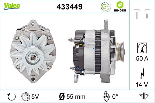 VALEO 433449 - Генератор autozip.com.ua
