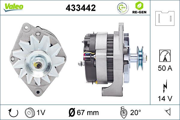 VALEO 433442 - Генератор autozip.com.ua