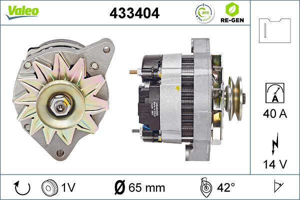 VALEO 433404 - Генератор autozip.com.ua