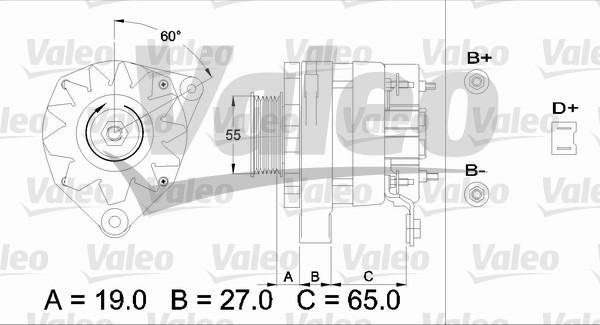 Valeo 433489 - Генератор autozip.com.ua