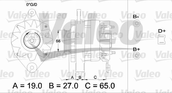 Valeo 433420 - Генератор autozip.com.ua