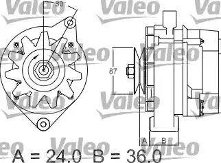 Valeo 433476 - Генератор autozip.com.ua