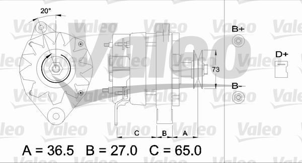 Valeo 433380 - Генератор autozip.com.ua