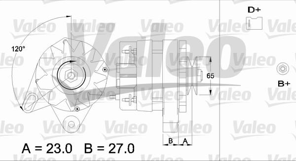 Valeo 433387 - Генератор autozip.com.ua