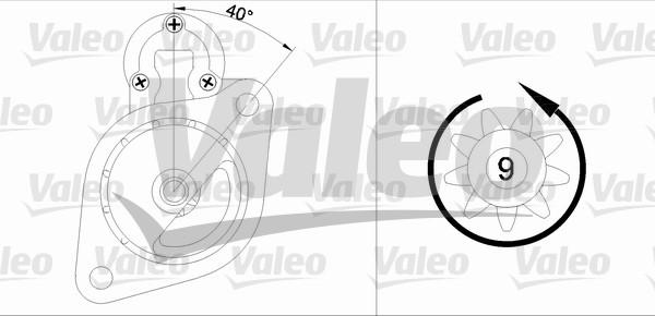 Valeo 433336 - Стартер autozip.com.ua