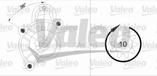 Valeo 433324 - Стартер autozip.com.ua