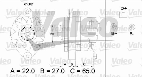 Valeo 433371 - Генератор autozip.com.ua