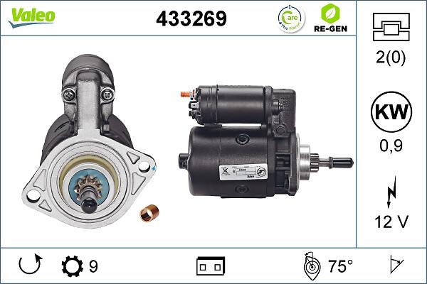 VALEO 433269 - Стартер autozip.com.ua