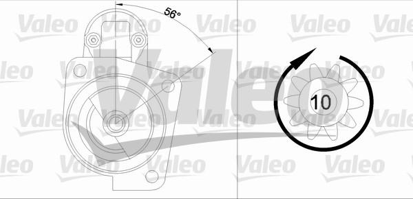 Valeo 433286 - Стартер autozip.com.ua