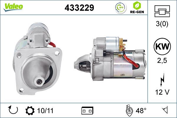 VALEO 433229 - Стартер autozip.com.ua