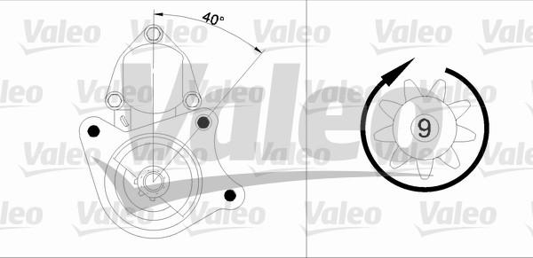 Valeo 433277 - Стартер autozip.com.ua