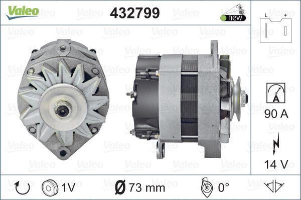 VALEO 432799 - Генератор autozip.com.ua