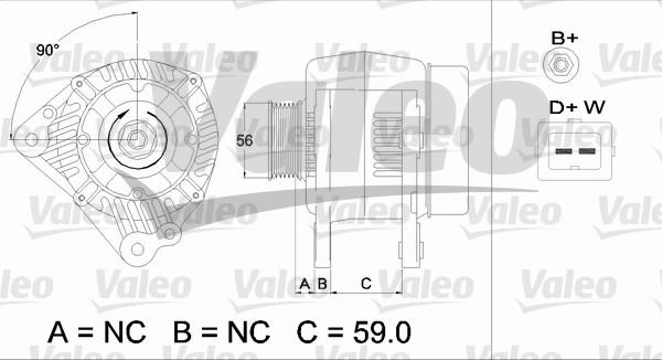 Valeo 437494 - Генератор autozip.com.ua