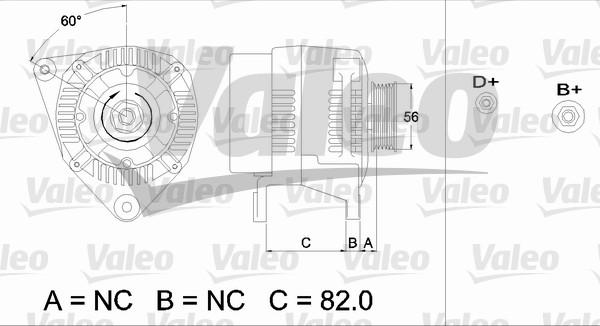 Valeo 437493 - Генератор autozip.com.ua