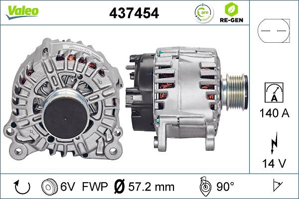 VALEO 437454 - Генератор autozip.com.ua