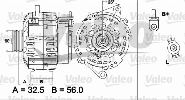 Valeo 437509 - Генератор autozip.com.ua