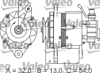 Valeo 437143 - Генератор autozip.com.ua