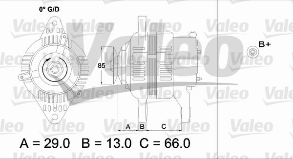 Valeo 437157 - Генератор autozip.com.ua