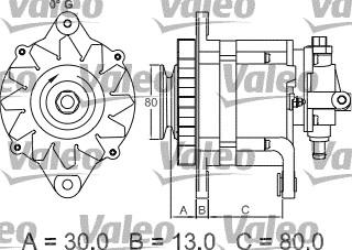 Valeo 437120 - Генератор autozip.com.ua