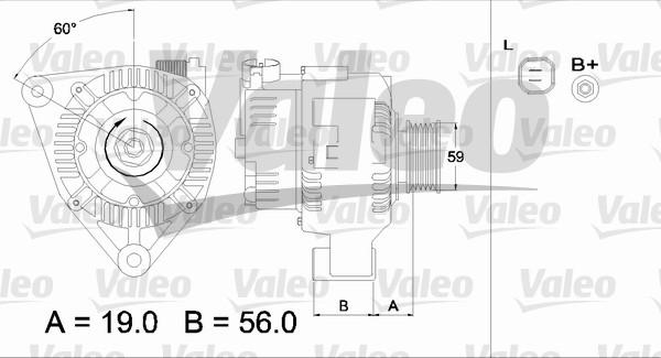 Valeo 437342 - Генератор autozip.com.ua